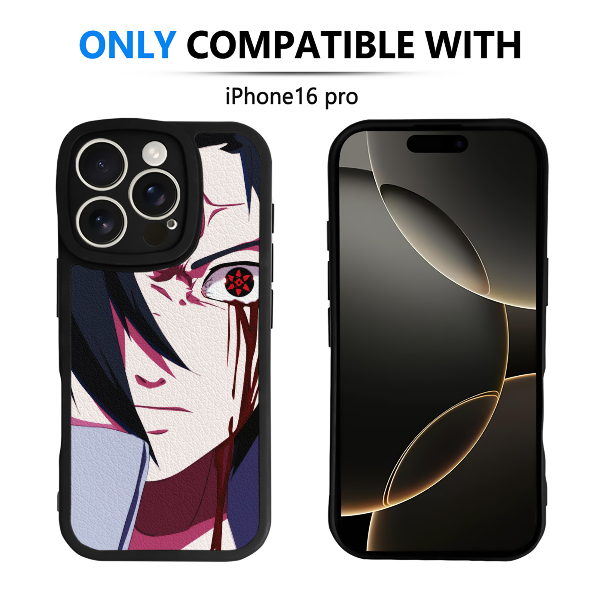 （画像用） NARUTO -ナルト- NARUTO -ナルト- 疾風伝 【iPhone 16シリーズ対応】シリコンスマホケース（レザー調） 材質：シリコン